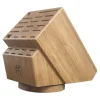 ZWILLING Empty Knife Blocks*Bamboo, Bamboo, Swivel Knife Block Empty Natural