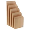 ZWILLING Empty Knife Blocks*Beechwood, Beechwood, Upright Italian Magnetic Block - Natural