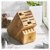 ZWILLING Empty Knife Blocks*Birch, Twin Birchwood Knife Block Empty Natural