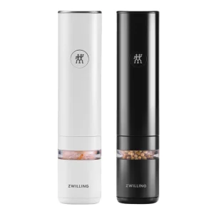 ZWILLING Salt & Pepper Grinder*Electric Salt/Pepper Mill Set, 2-Pc Black-White