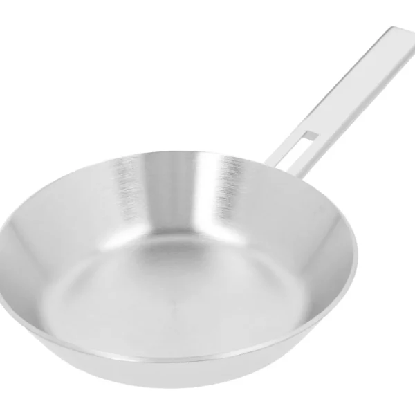 DEMEYERE Skillets*9.5-Inch, 18/10 Stainless Steel, Frying Pan Silver