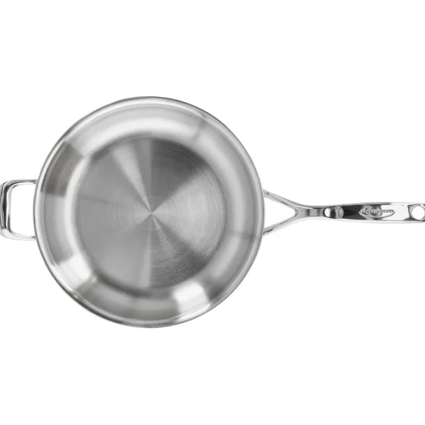 DEMEYERE Skillets*11-Inch, 18/10 Stainless Steel, Proline Fry Pan With Helper Handle Silver