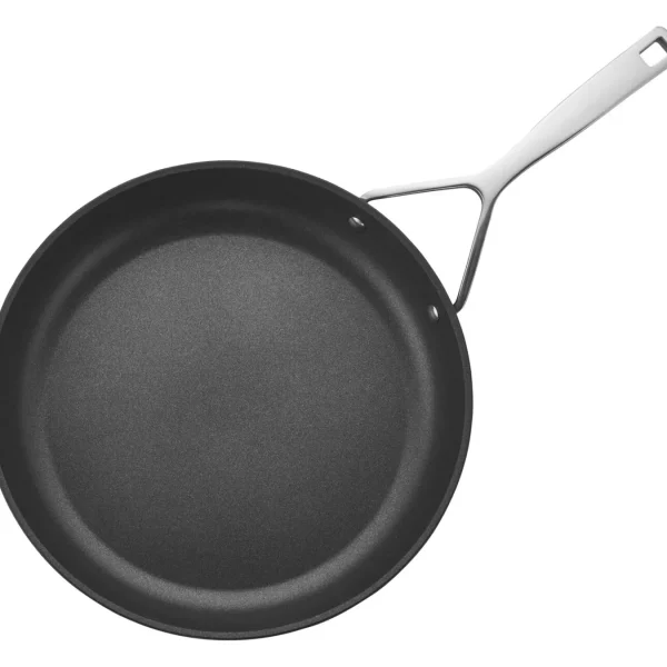 DEMEYERE Skillets*12-Inch, Aluminum, Non-Stick, Fry Pan Silver-Black