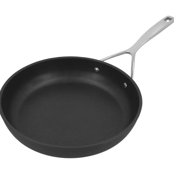 DEMEYERE Skillets*10-Inch, Aluminum, Non-Stick, Fry Pan Silver-Black