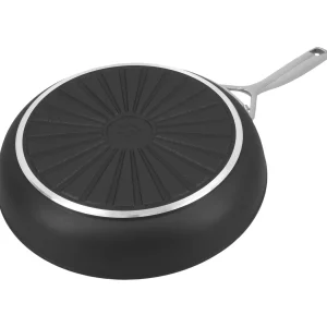 DEMEYERE Skillets*10-Inch, Aluminum, Non-Stick, Fry Pan Silver-Black