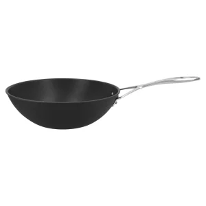 DEMEYERE Woks*12-Inch, Aluminum, Nonstick Perfect Pan, Silver-Black