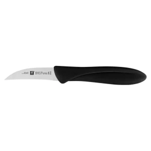 ZWILLING Garnishing Knives*2.5-Inch, Bird'S Beak Peeler - Black Handle Black Matte