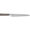 MIYABI Sujihiki Knives*9.5-Inch Black Maple Slicing/Carving Knife Brown