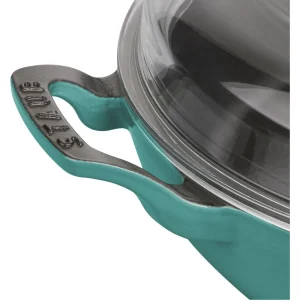 STAUB Braisers*12-Inch, Braiser With Glass Lid, Turquoise