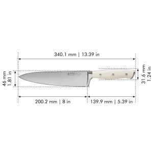 HENCKELS Chef'S Knives*8-Inch, Chef'S Knife White