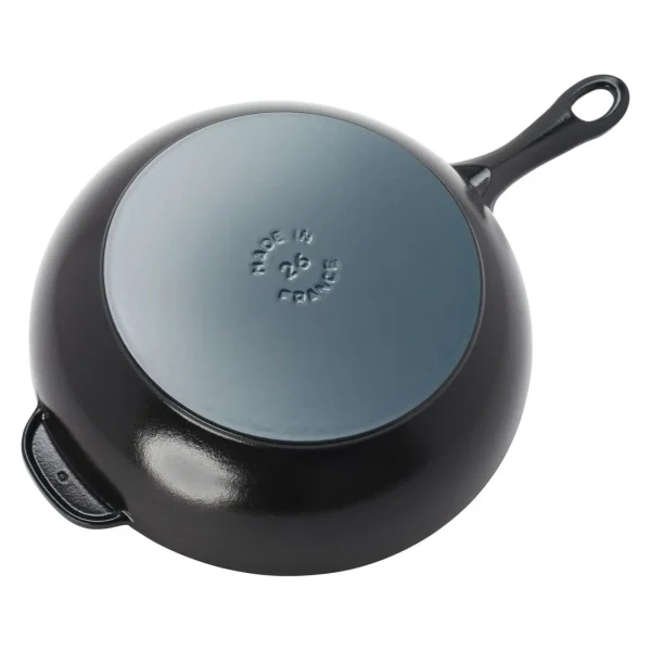 STAUB Skillets*10-Inch, Daily Pan With Glass Lid, Black Matte