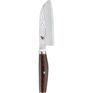 MIYABI Santoku Knives*5.5-Inch, Fine Edge Santoku Knife Brown