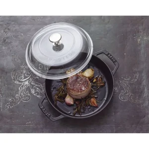 STAUB Cookware Lids*8-Inch Glass Domed Lid Transparent