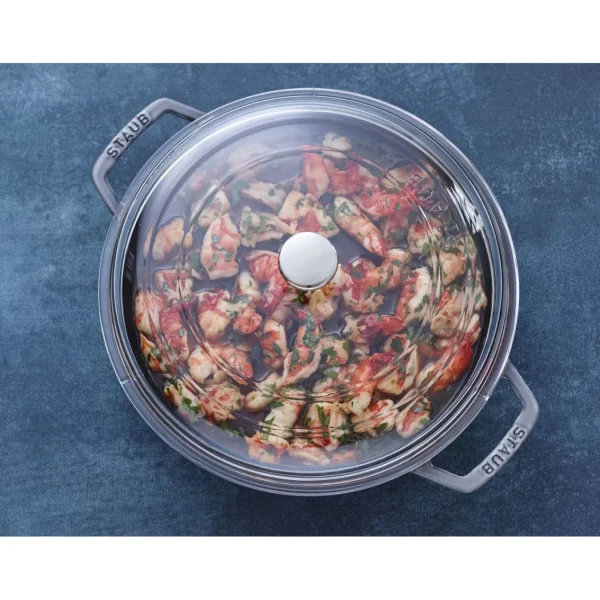 STAUB Cookware Lids*10-Inch Glass Domed Lid Transparent