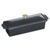 STAUB Specialty Cookware*12-Inch Large Terrine, Rectangular Black Matte