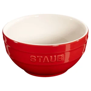 STAUB Cereal Bowls*6.5-Inch, Large Universal Bowl, Cherry