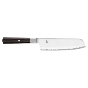 MIYABI Nakiri Knives*6.5-Inch, Nakiri Knife Brown