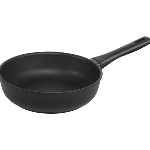 ZWILLING Skillets*9.5-Inch, Non-Stick, Aluminum Deep Fry Pan Black Matte