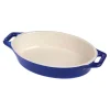 STAUB Baking Dishes*11-Inch, Oval, Baking Dish, Dark Blue