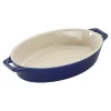 STAUB Baking Dishes*9-Inch, Oval, Baking Dish, Dark Blue