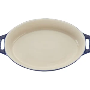 STAUB Baking Dishes*9-Inch, Oval, Baking Dish, Dark Blue