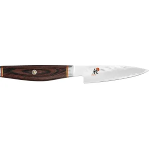 MIYABI Paring Knives*3.5-Inch, Paring Knife Brown