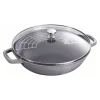 STAUB Woks*12-Inch, Perfect Pan, Graphite Grey