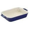 STAUB Baking Dishes*7.5-Inch, Rectangular, Baking Dish, Dark Blue