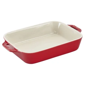 STAUB Baking Dishes*7.5-Inch, Rectangular, Baking Dish, Cherry