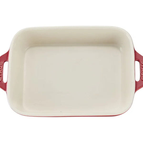 STAUB Baking Dishes*7.5-Inch, Rectangular, Baking Dish, Cherry