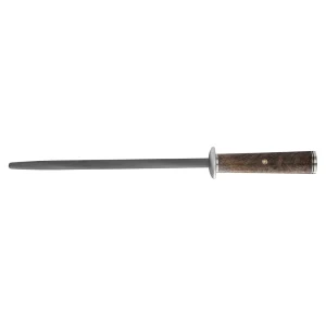 MIYABI Knife Sharpeners*10-Inch, Sharpening Steel Brown