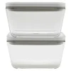 ZWILLING Vacuum Seal Containers*Large / 2-Pc Large Vacuum Container, Glass, Grey