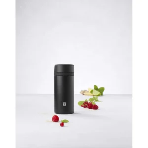 ZWILLING Thermo Flasks*14.25-Oz  Tea & Fruit Infuser Bottle Black Matte