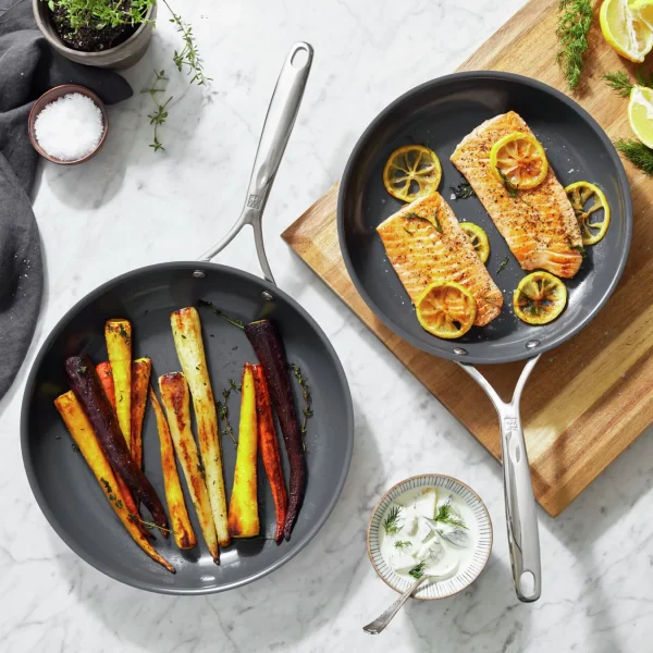 ZWILLING Cookware Sets*2-Pc, 18/10 Stainless Steel, Non-Stick, Frying Pan Set Silver