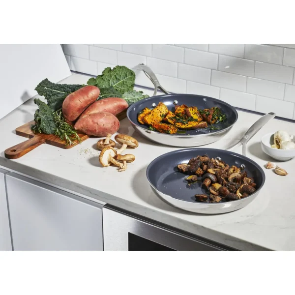 ZWILLING Cookware Sets*2-Pc, 18/10 Stainless Steel, Non-Stick, Frying Pan Set Silver