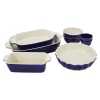 HENCKELS Cake Pans*8-Pc, Bakeware Set, Dark Blue