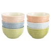 STAUB Dessert Bowls*6-Pc, Bowl Set Macaron, Mixed Colors