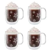 ZWILLING Glassware*4-Pc  Coffee Glass Mug Holiday Set