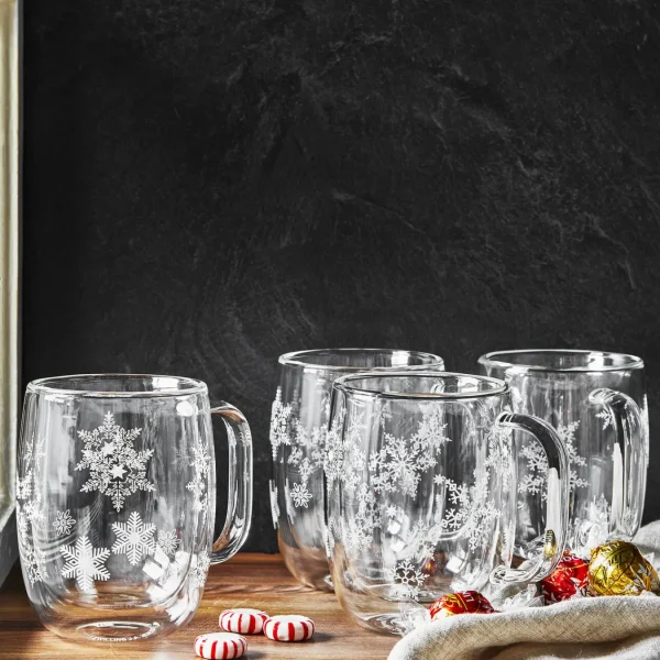 ZWILLING Glassware*4-Pc  Coffee Glass Mug Holiday Set
