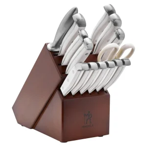 HENCKELS Knife Block Sets*15-Pc, Knife Block Set, White