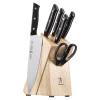 HENCKELS Knife Block Sets*7-Pc, Knife Block Set, Black Matte