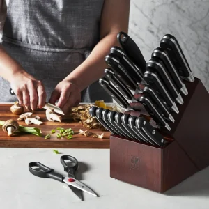 ZWILLING Knife Block Sets*22-Pc, Knife Block Set, Silver-Black