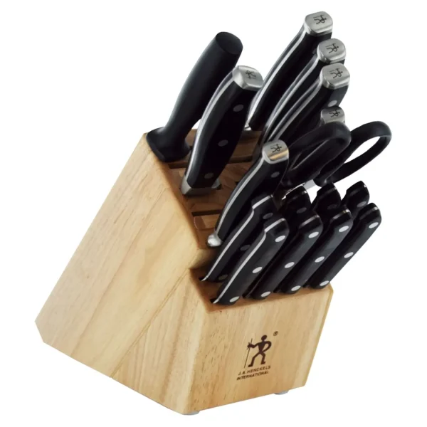 HENCKELS Knife Block Sets*17-Pc, Knife Block Set, Natural