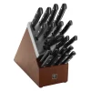 HENCKELS Knife Block Sets*20-Pc, Knife Block Set, Black Matte