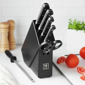 HENCKELS Knife Block Sets*7-Pc, Knife Block Set, Black Matte