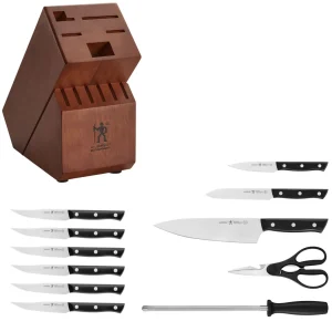 HENCKELS Knife Block Sets*12-Pc, Knife Block Set, Brown