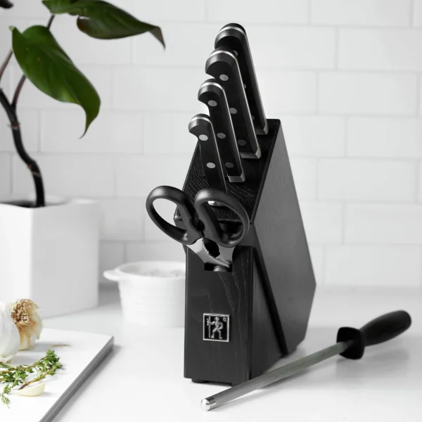 HENCKELS Knife Block Sets*7-Pc, Knife Block Set, Black Matte