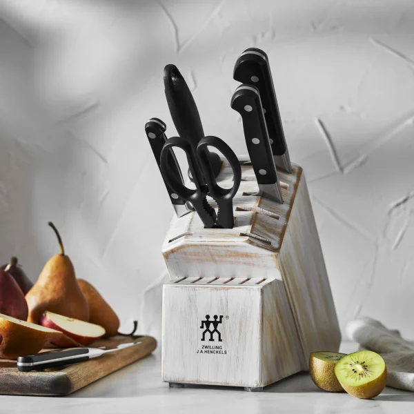 ZWILLING Knife Block Sets*7-Pc, Knife Block Set, Rustic White