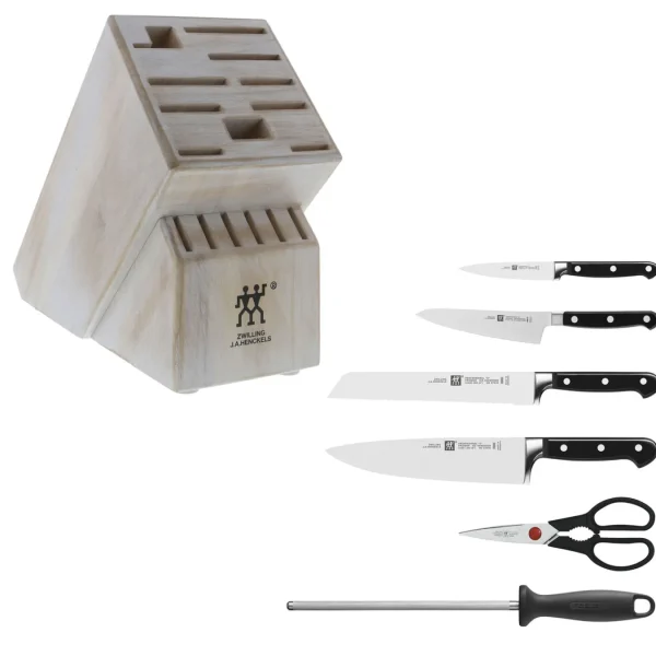 ZWILLING Knife Block Sets*7-Pc, Knife Block Set, Rustic White