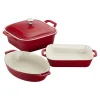 ZWILLING Cookware Sets*4-Pc, Mixed Baking Dish Set, Cherry